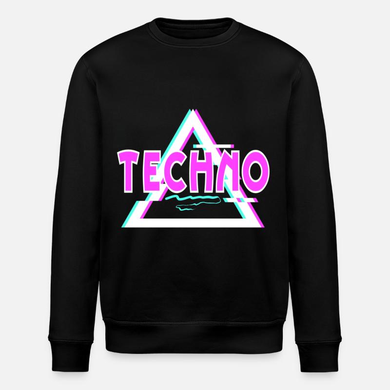 Techno - Stanley/Stella ROLLER Unisex Organic Sweatshirt - black