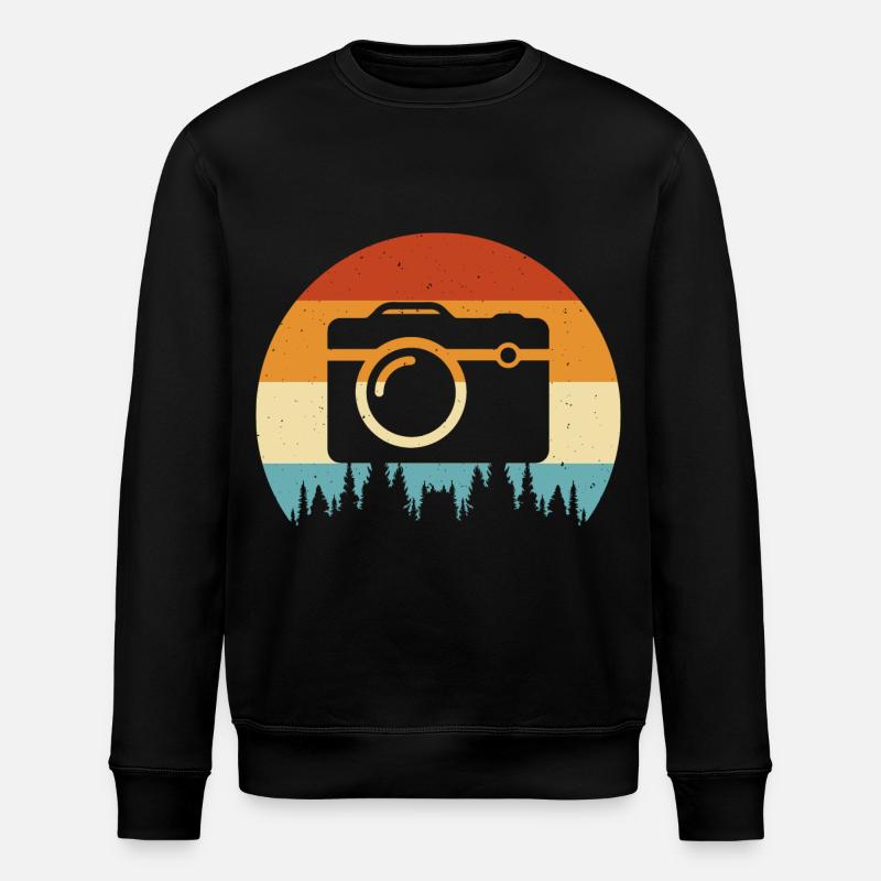 Kamera - Stanley/Stella Unisex Bio-Sweatshirt ROLLER - Schwarz