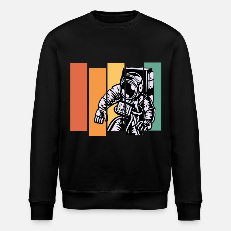 Espace des astronautes - Sweat bio ROLLER Stanley/Stella Unisexe - noir