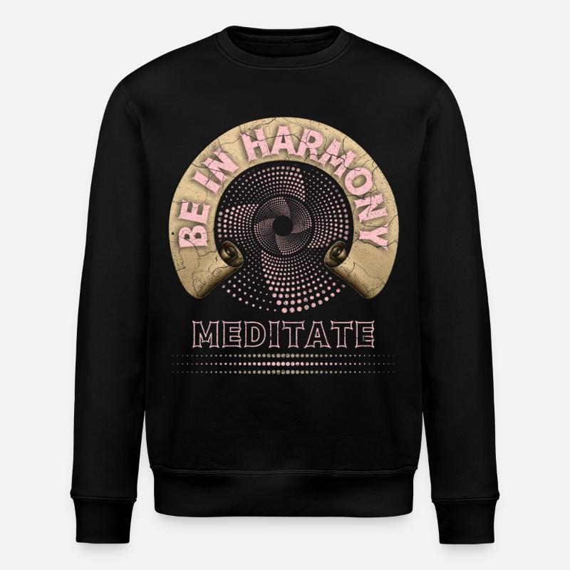 Méditation, Méditation, Harmonie Harmonie - Sweat bio ROLLER Stanley/Stella Unisexe - noir