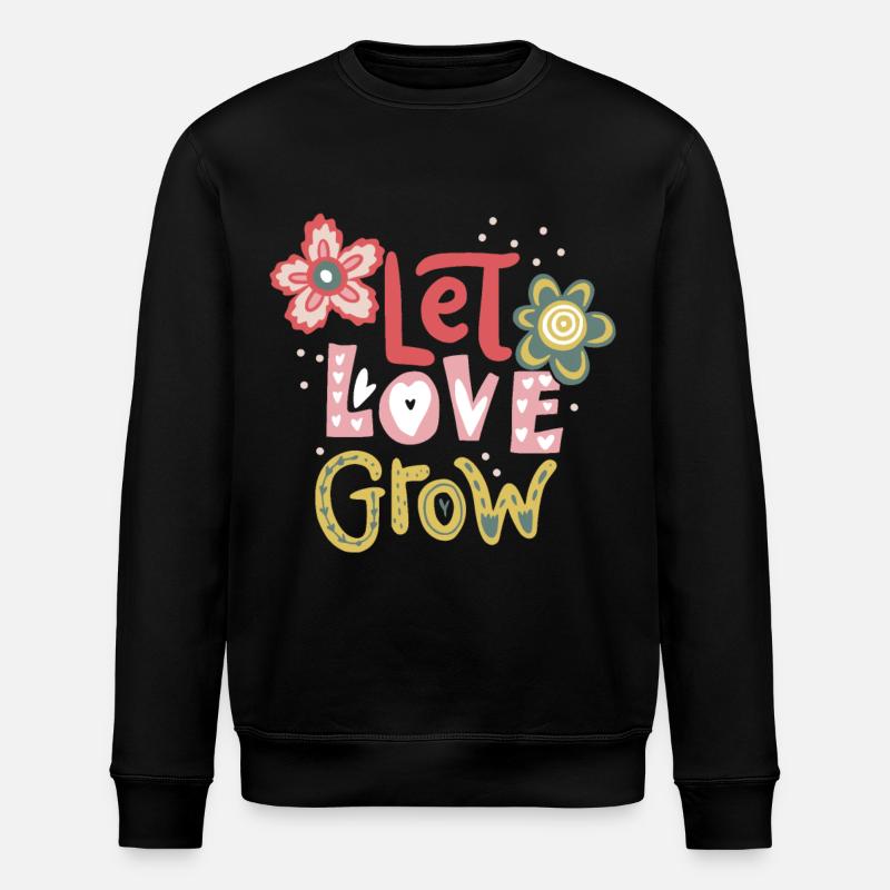Saint-Valentin, motivation inspiration, amour dire - Sweat bio ROLLER Stanley/Stella Unisexe - noir