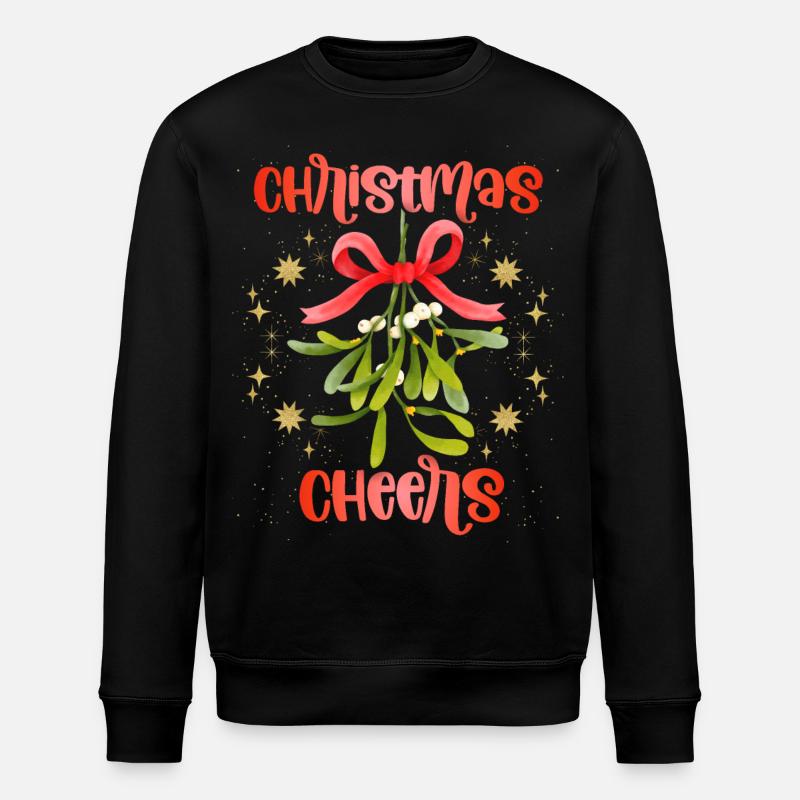 Gui, Gui-Noël, Noël - Sweat bio ROLLER Stanley/Stella Unisexe - noir