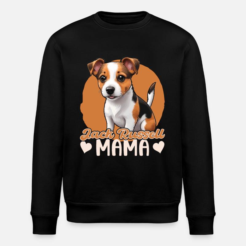 Jack Russell Maman - Sweat bio ROLLER Stanley/Stella Unisexe - noir