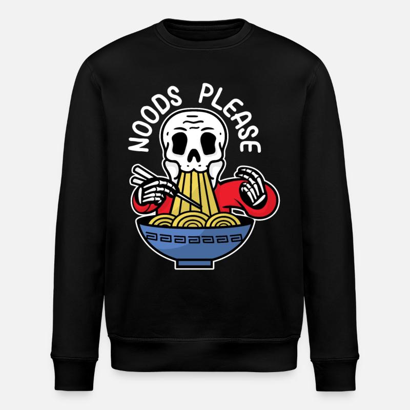 Noods please - Stanley/Stella ROLLER Unisex Organic Sweatshirt - black