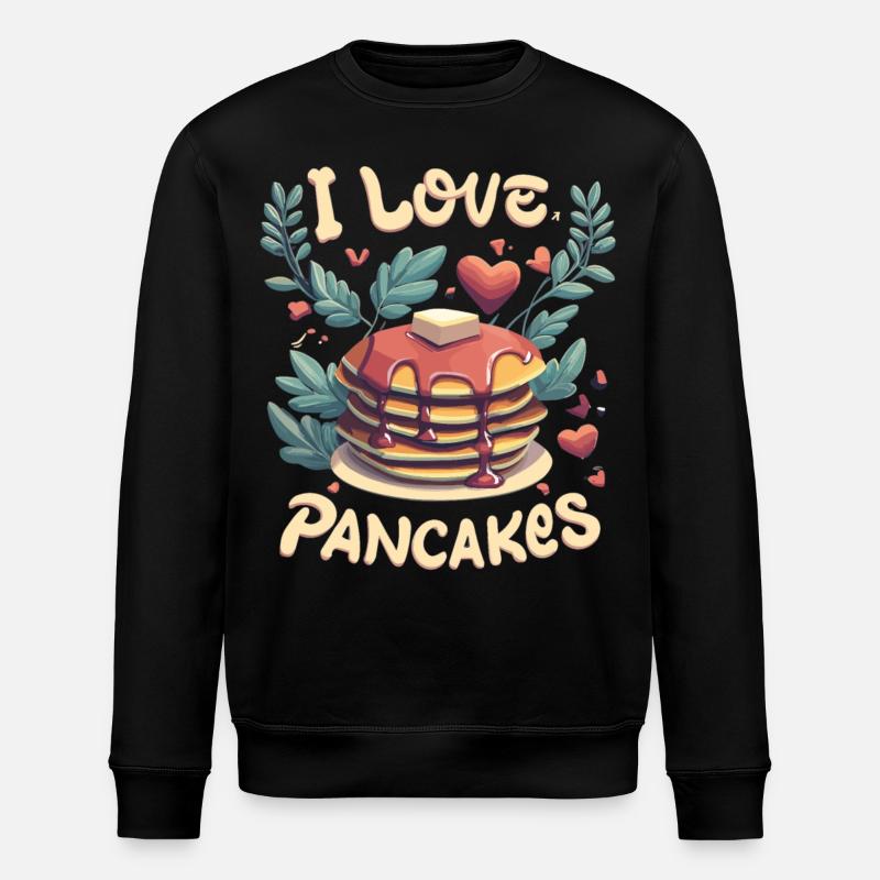 J’adore les crêpes - Sweat bio ROLLER Stanley/Stella Unisexe - noir