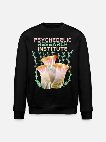Psychedelic Mushrooms, Psychedelic, Saying - Stanley/Stella ROLLER Unisex Organic Sweatshirt - black