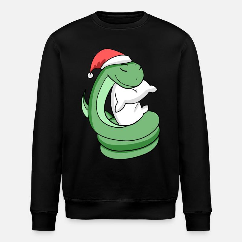 Serpent Mignon Fatigué Noël - Sweat bio ROLLER Stanley/Stella Unisexe - noir