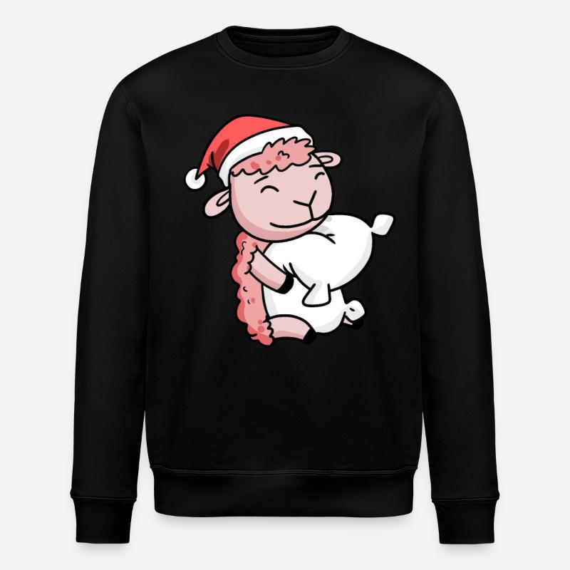 Mouton Mignon Fatigué Noël - Sweat bio ROLLER Stanley/Stella Unisexe - noir