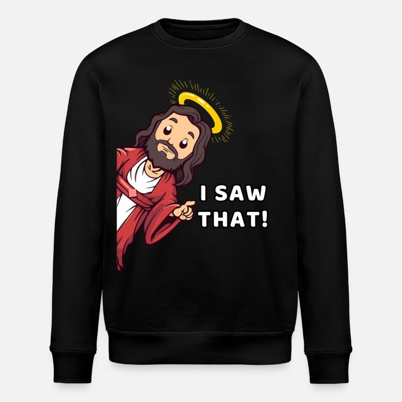 Das habe ich gesehen - Stanley/Stella Unisex Bio-Sweatshirt ROLLER - Schwarz