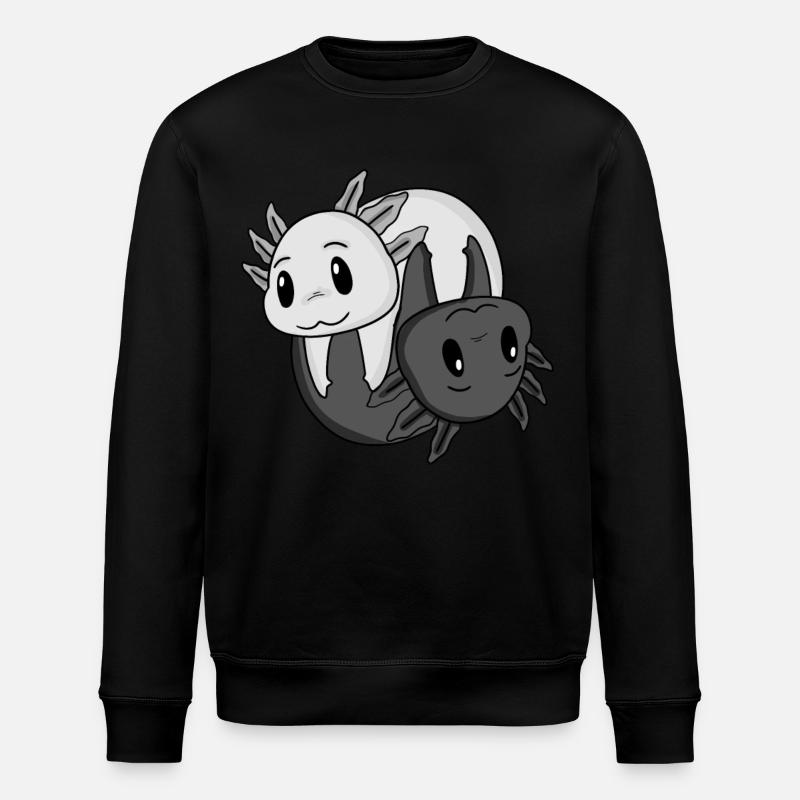 Signe Yin Yang Axolotl - Sweat bio ROLLER Stanley/Stella Unisexe - noir