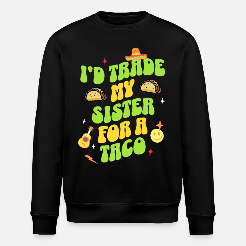 Taco - Stanley/Stella ROLLER Unisex Organic Sweatshirt - black