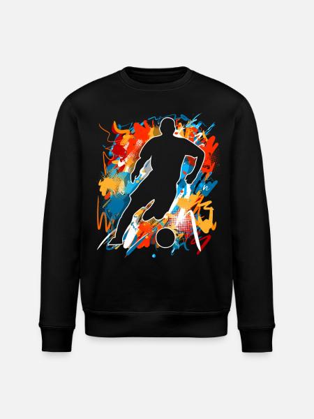 Soccer Soccer Players - Stanley/Stella ROLLER Unisex Organic Sweatshirt - black