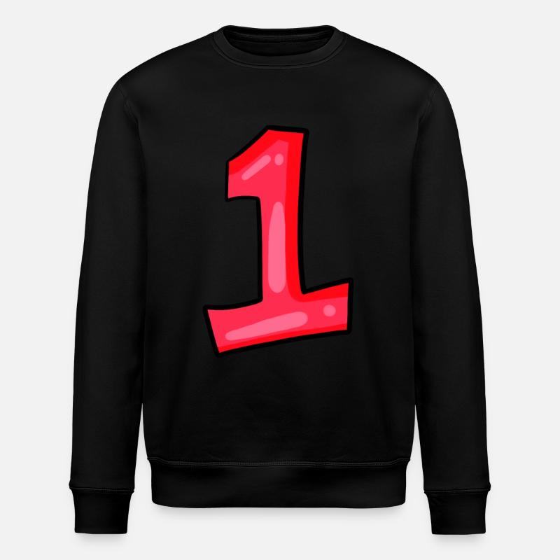 1 - Stanley/Stella ROLLER Unisex Organic Sweatshirt - black