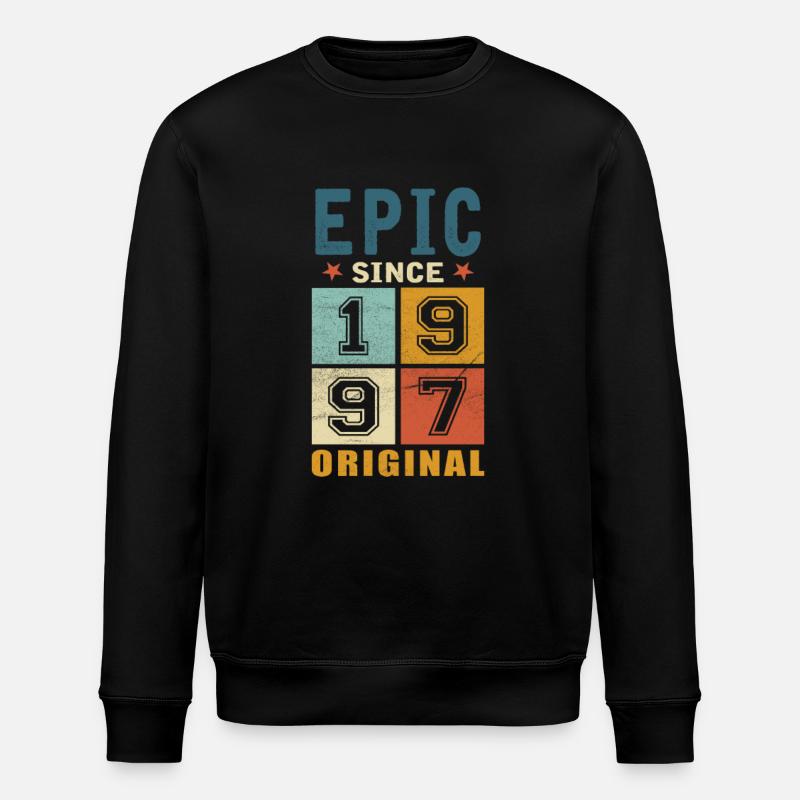 1997 Anniversaire Epic depuis - Sweat bio ROLLER Stanley/Stella Unisexe - noir