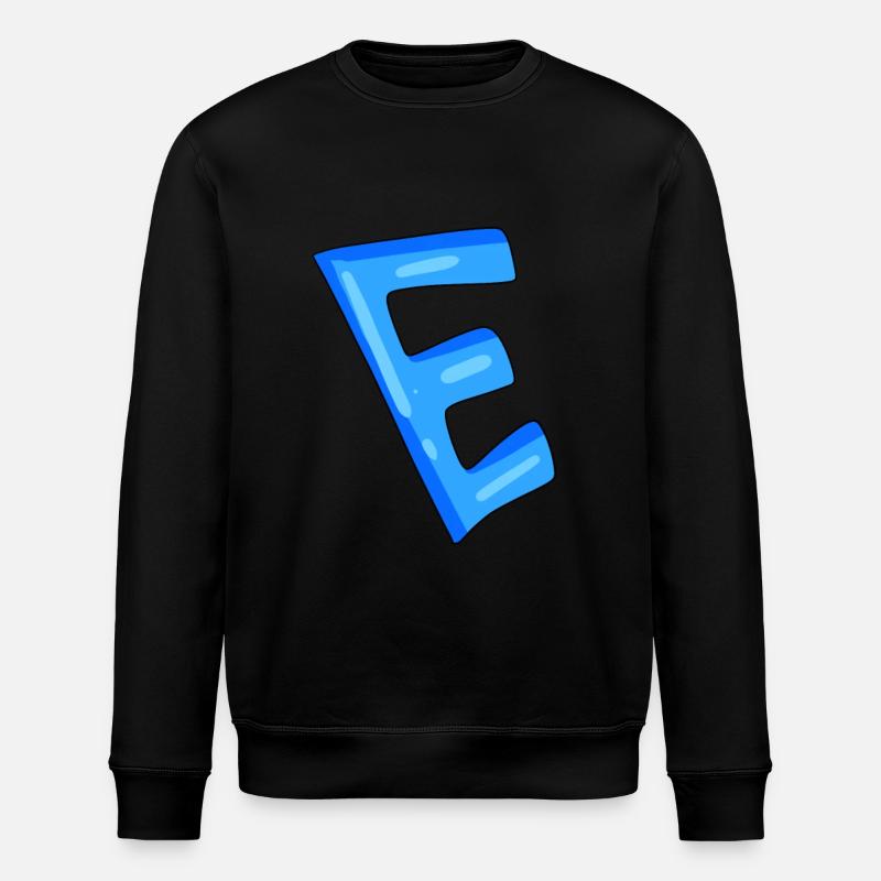 Lettre E Point de départ - Sweat bio ROLLER Stanley/Stella Unisexe - noir