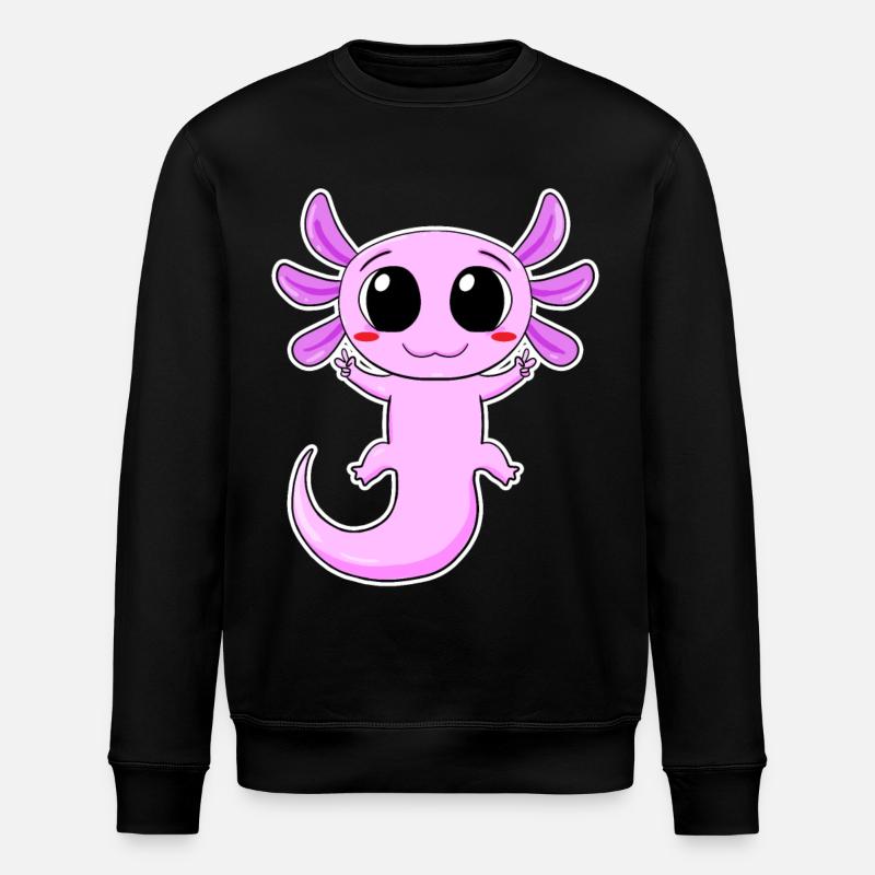 Motif Axolotl Enfants - Sweat bio ROLLER Stanley/Stella Unisexe - noir