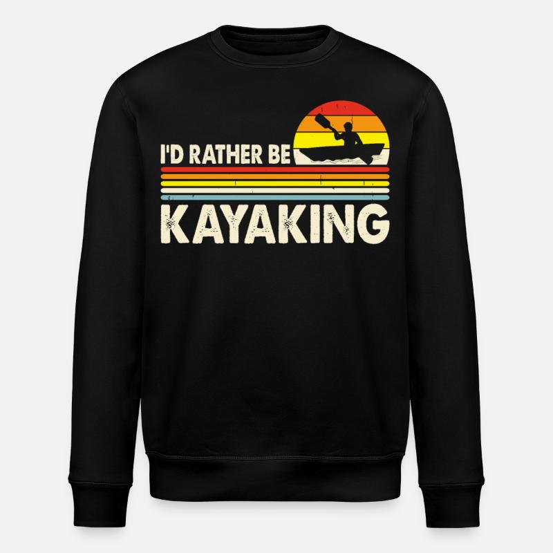 Kajak - Stanley/Stella Unisex Bio-Sweatshirt ROLLER - Schwarz