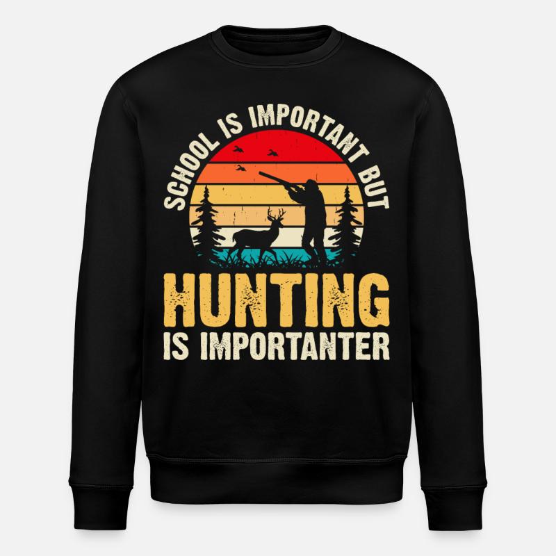 Jäger Jagen - Stanley/Stella Unisex Bio-Sweatshirt ROLLER - Schwarz