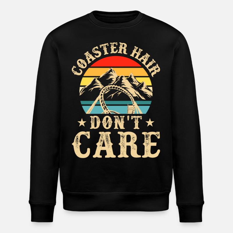 Roller coaster - Stanley/Stella ROLLER Unisex Organic Sweatshirt - black