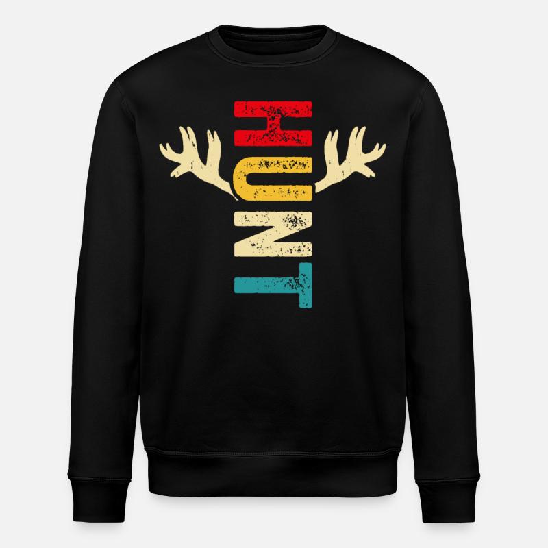Chasse au chasseur - Sweat bio ROLLER Stanley/Stella Unisexe - noir