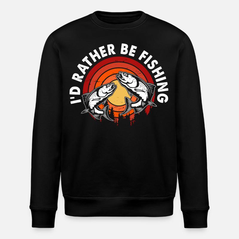 Pêcheurs à la ligne - Sweat bio ROLLER Stanley/Stella Unisexe - noir