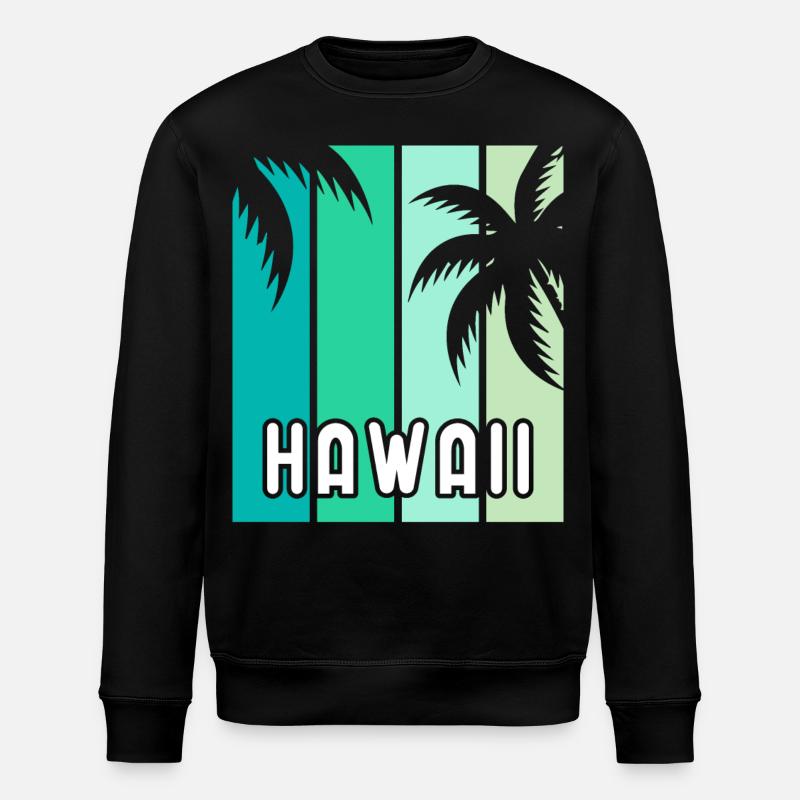 Hawaï - Sweat bio ROLLER Stanley/Stella Unisexe - noir