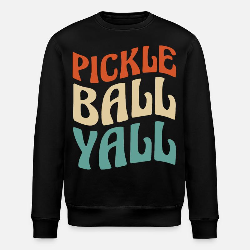 Pickleball - Stanley/Stella Unisex Bio-Sweatshirt ROLLER - Schwarz