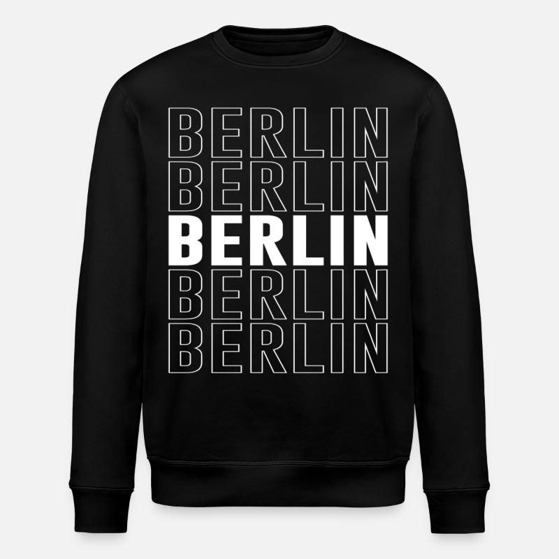 Police de Berlin Allemagne - Sweat bio ROLLER Stanley/Stella Unisexe - noir