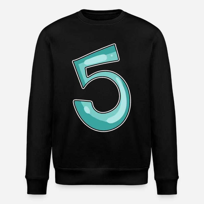 5 Nombre - Sweat bio ROLLER Stanley/Stella Unisexe - noir