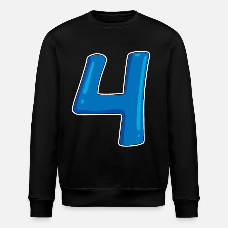 4 - Stanley/Stella ROLLER Unisex Organic Sweatshirt - black