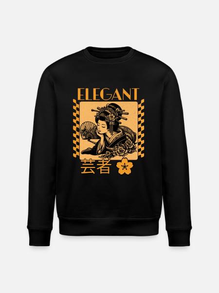 Elegant Geisha - Stanley/Stella ROLLER Unisex Organic Sweatshirt - black