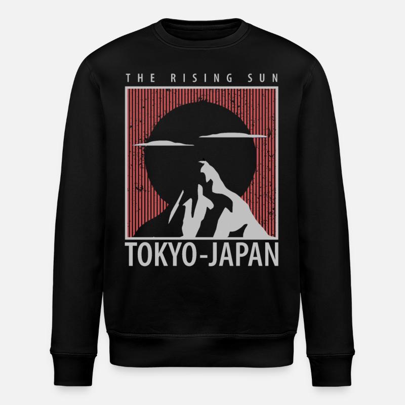 Tokyo Japan - Stanley/Stella ROLLER Unisex Organic Sweatshirt - black