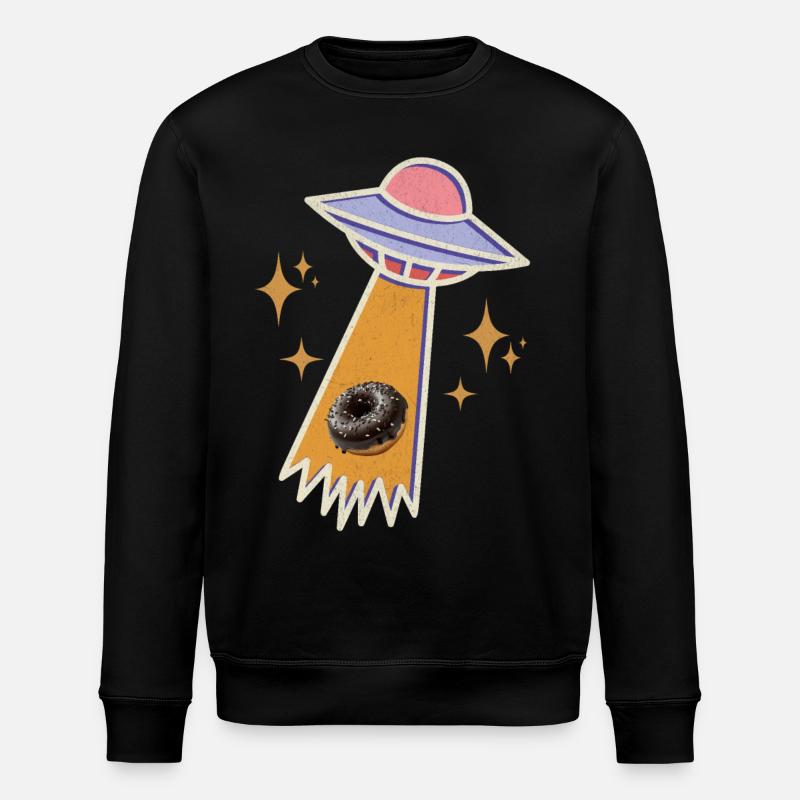 Beignet OVNI - Sweat bio ROLLER Stanley/Stella Unisexe - noir