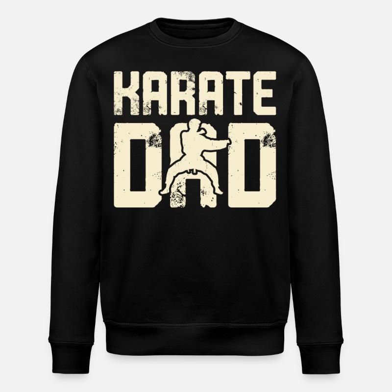 Karate Dad - Stanley/Stella ROLLER Unisex Organic Sweatshirt - black