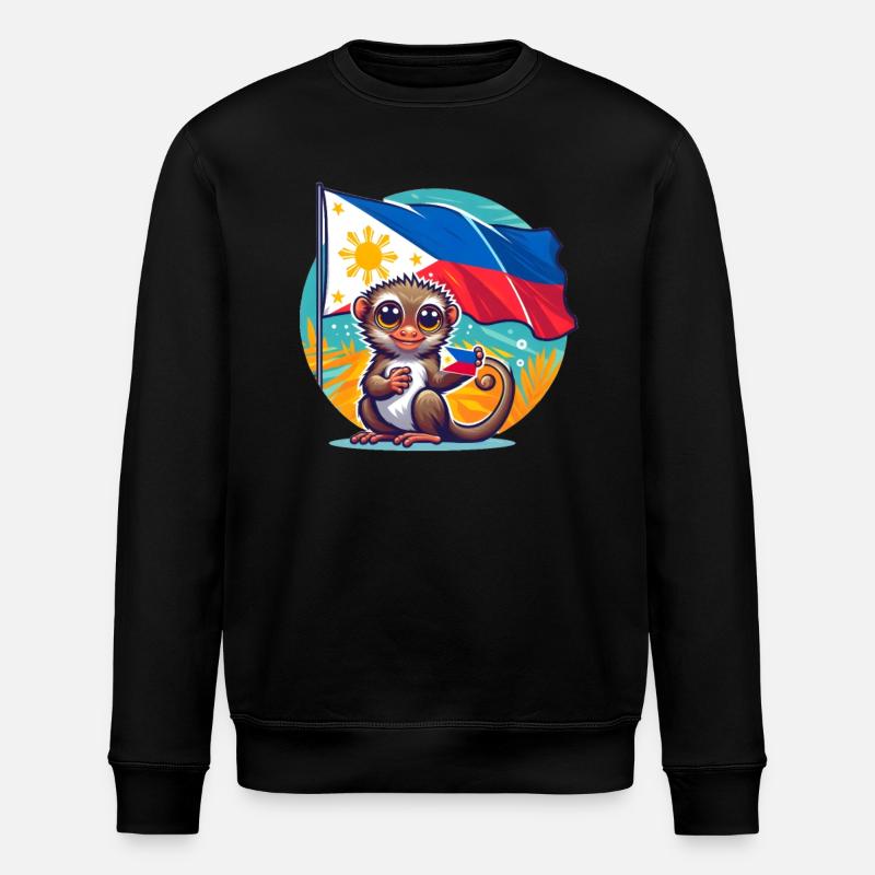 Philippinischer Stolz - Stanley/Stella Unisex Bio-Sweatshirt ROLLER - Schwarz