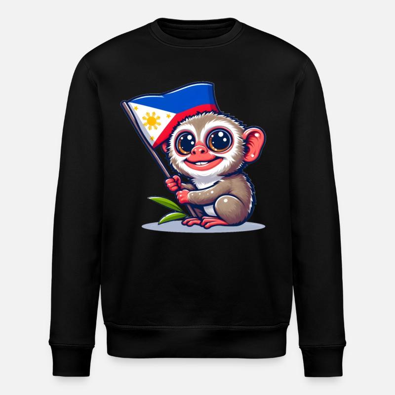 Philippinischer Stolz - Stanley/Stella Unisex Bio-Sweatshirt ROLLER - Schwarz