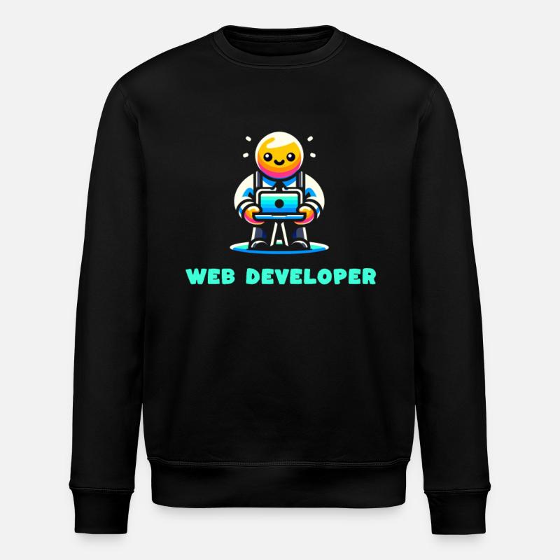 Webentwickler Beruf Beruf Karriere - Stanley/Stella Unisex Bio-Sweatshirt ROLLER - Schwarz