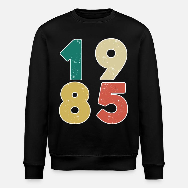 1985 - Année 1985 - Année 1985 - Sweat bio ROLLER Stanley/Stella Unisexe - noir