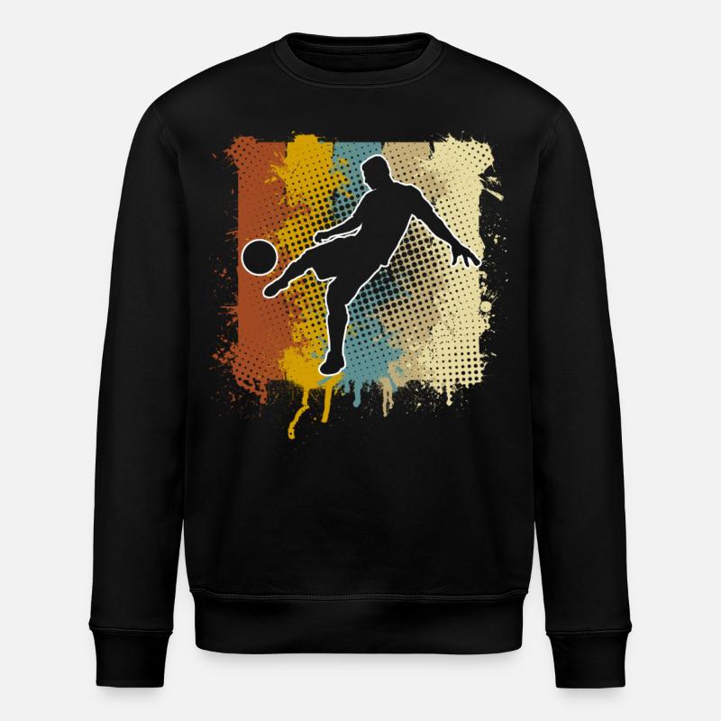 Joueurs de football - Sweat bio ROLLER Stanley/Stella Unisexe - noir