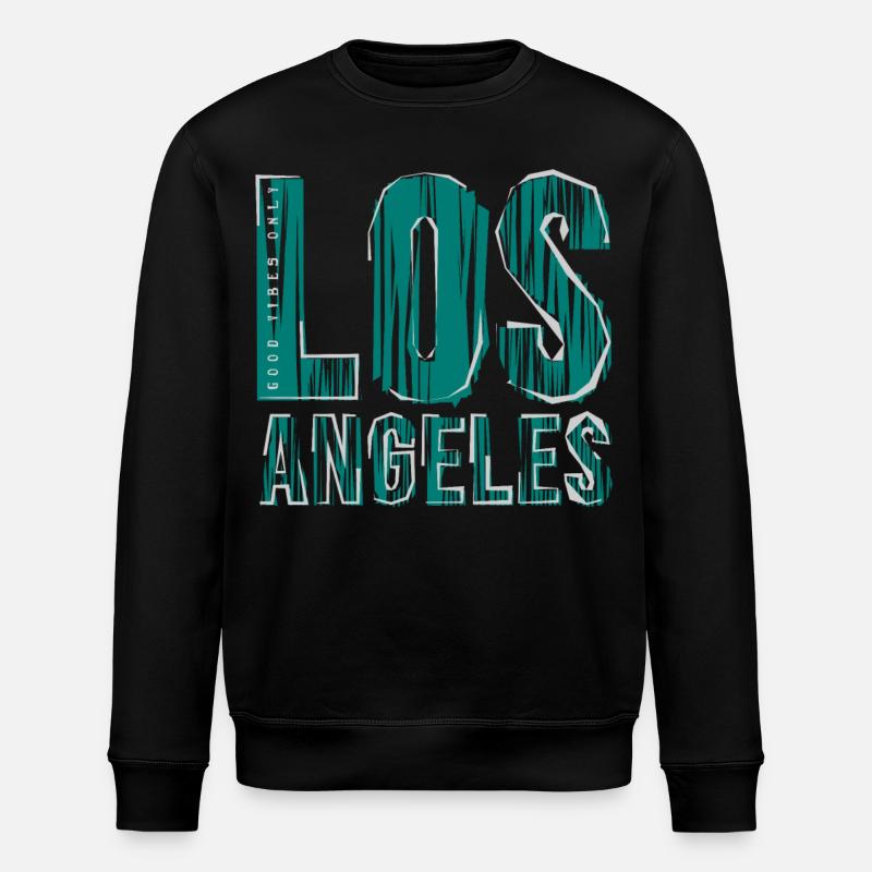 Los Angeles - Sweat bio ROLLER Stanley/Stella Unisexe - noir