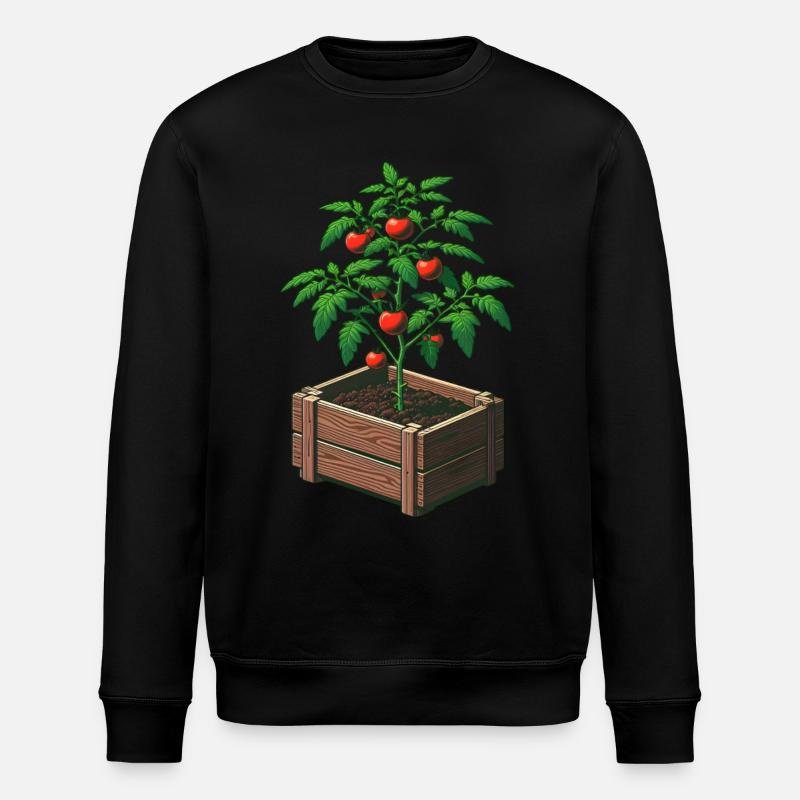 Plant de tomate en pot - Sweat bio ROLLER Stanley/Stella Unisexe - noir