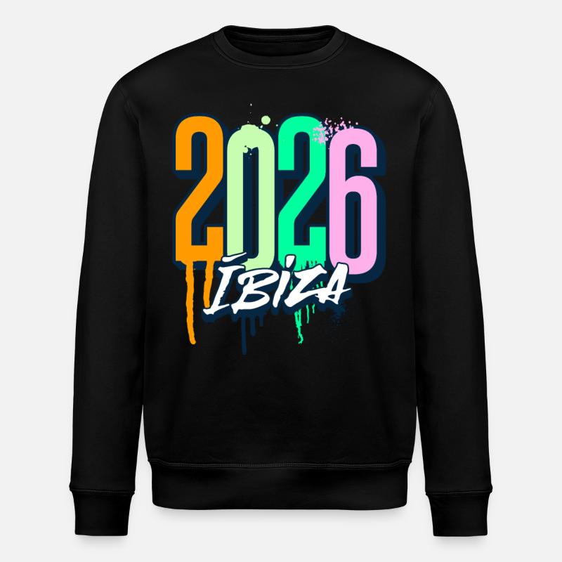 2026 Ibiza - Sweat bio ROLLER Stanley/Stella Unisexe - noir