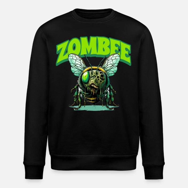 Abeille zombie Zombee - Sweat bio ROLLER Stanley/Stella Unisexe - noir