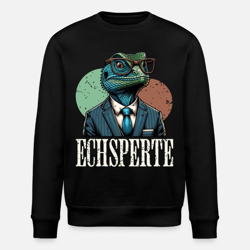 Echsperte - Stanley/Stella Unisex Bio-Sweatshirt ROLLER - Schwarz