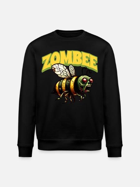 Zombie Bee Zombee - Stanley/Stella ROLLER Unisex Organic Sweatshirt - black