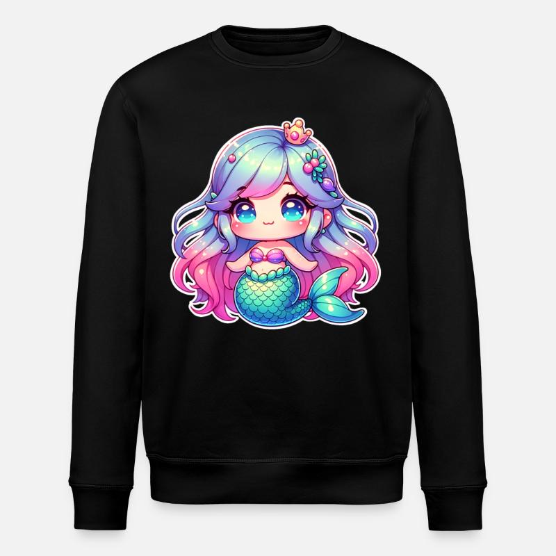 Sirène - Sweat bio ROLLER Stanley/Stella Unisexe - noir