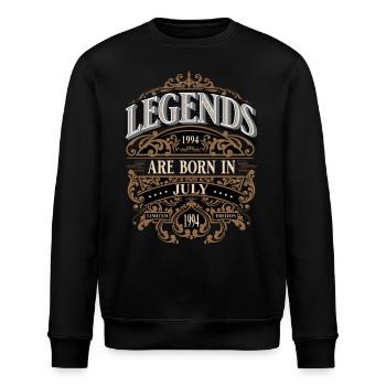 1994 Juli Geboren Geburtstag Geburtsjahr - Stanley/Stella Unisex Bio-Sweatshirt ROLLER - Schwarz - Vorne - Nik (191cm)