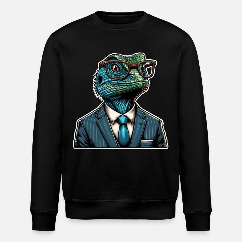 Lézard Lézard - Sweat bio ROLLER Stanley/Stella Unisexe - noir