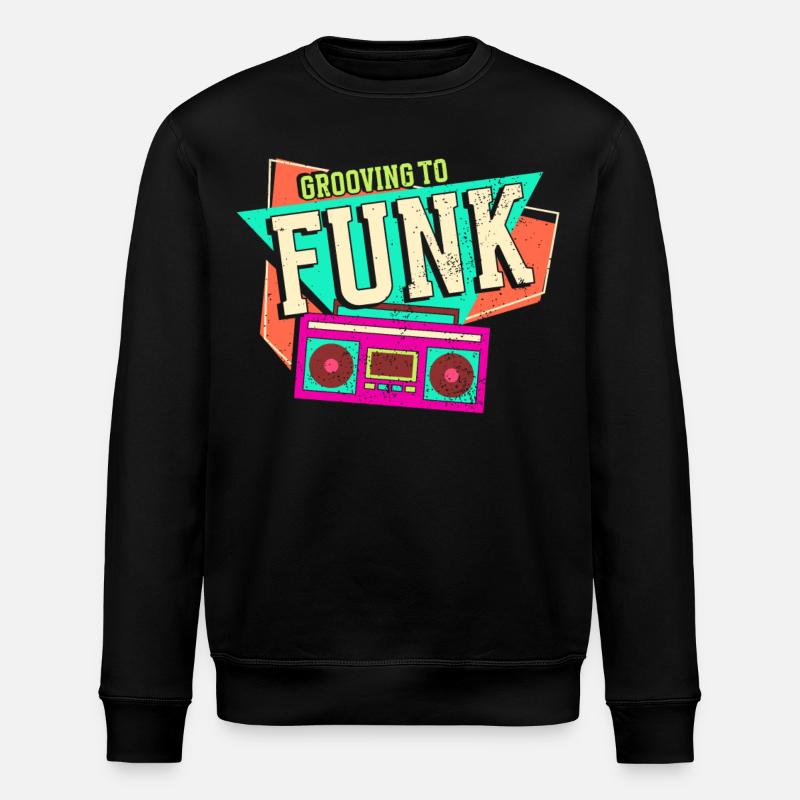 Funk Musik - Stanley/Stella Unisex Bio-Sweatshirt ROLLER - Schwarz