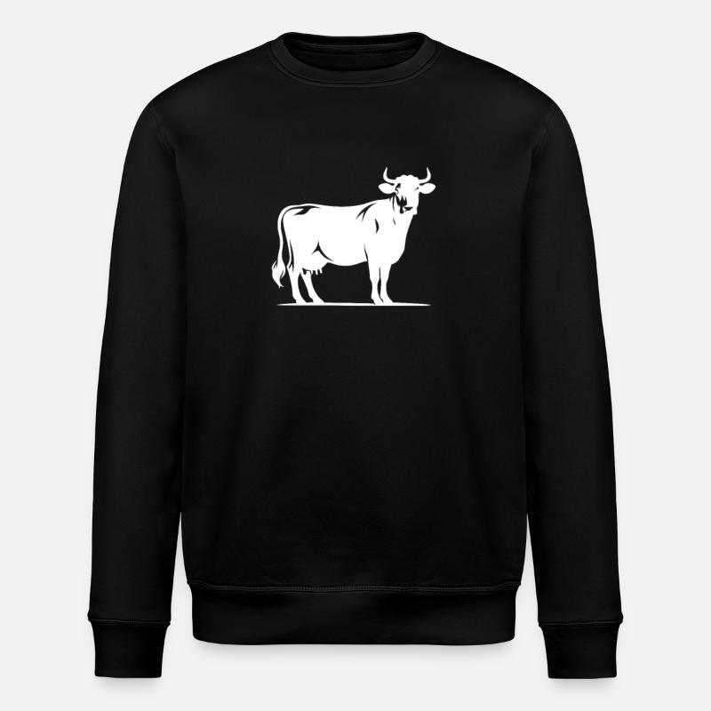 J’aime les vaches - Sweat bio ROLLER Stanley/Stella Unisexe - noir